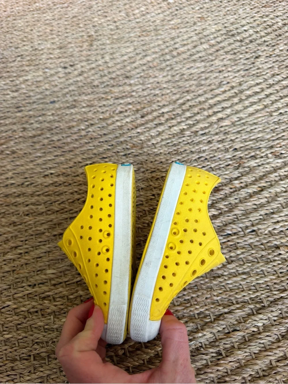 Native Jefferson Slip-On Water Shoes | Yellow | Kids Size 7